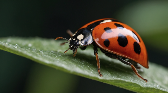 larve de coccinelle